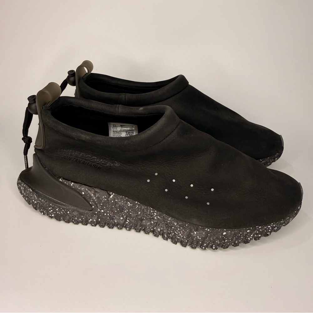Nike Sneakers Mens 9.5 Undercover X Moc Flow Black DV5593-002 Slip On Shoes EUC